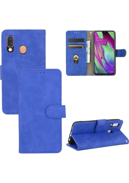 Kart Tutucu Kickstand ile Samsung Galaxy A40 Kart Ekleme Için Kılıf (Yurt Dışından)