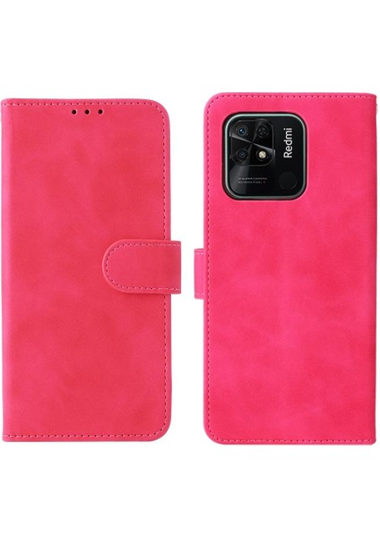 Xiaomi Redmi 10C Kart Ekleme Deri Folio Flip Case Kapak (Yurt Dışından)
