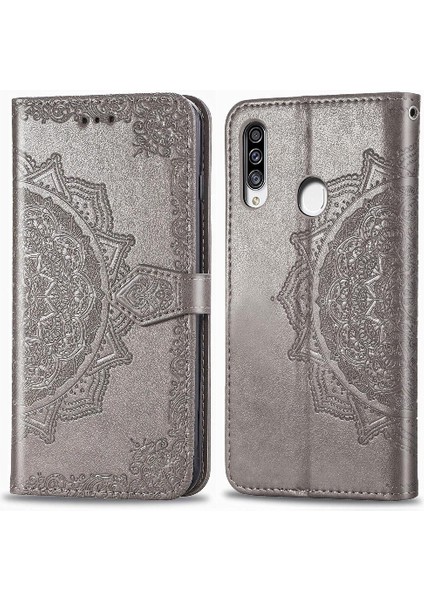 Samsung A20S Darbeye Basit Iş Deri Kılıf Zarif (Yurt Dışından) fırsatları