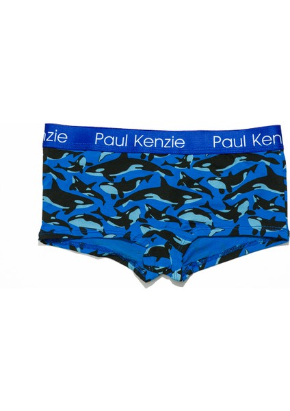 Paul Kenzie Desenli Kadın Boyshort Külot – Eco Characters – Oh Whale