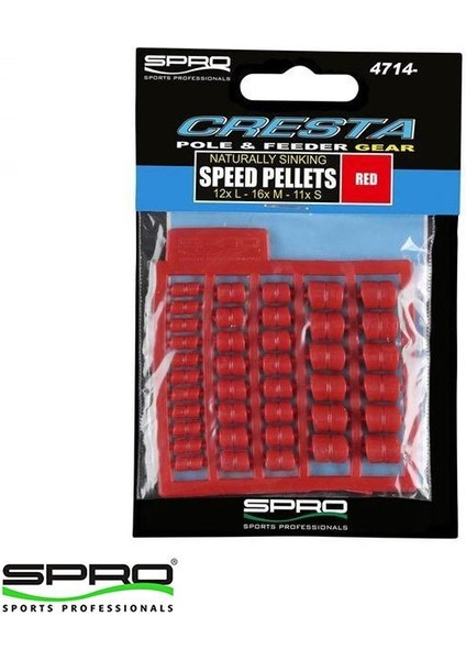 Cresta Speedpellet Red 12L+16M+11S