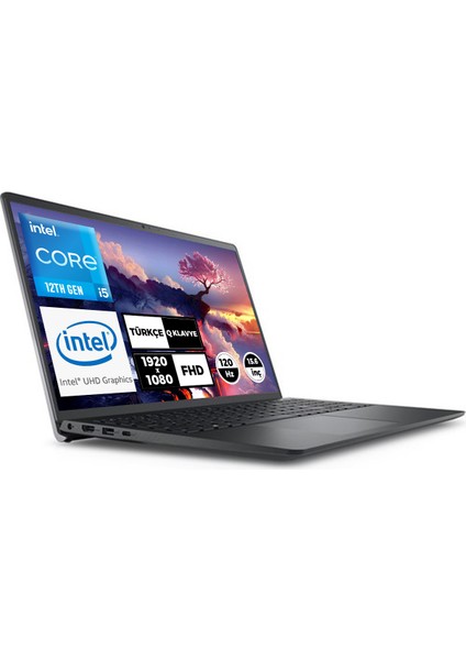 Vostro 3520 Intel Core I5-1235U 8gb 256GB SSD 15.6" Fhd Windows 11 Pro Taşınabilir Bilgisayar N5315PVNB3520U011