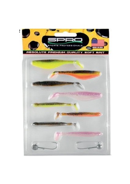 Ready 4 Fish Sil.yem & Jig Head Seti F7-8 1/8