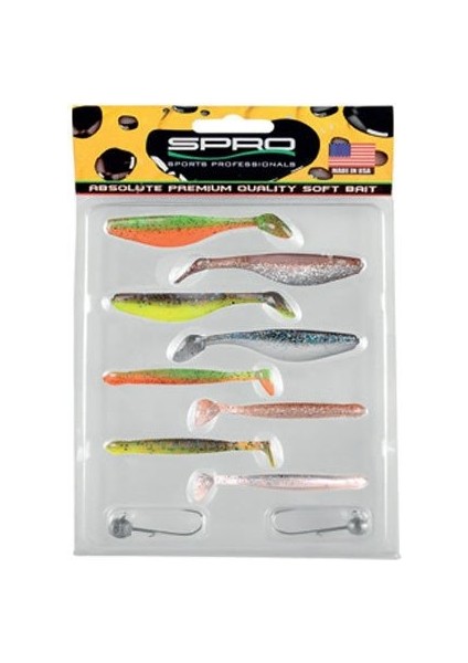Ready 4 Fish Sil.yem & Jig Head Seti E7-8 1/8