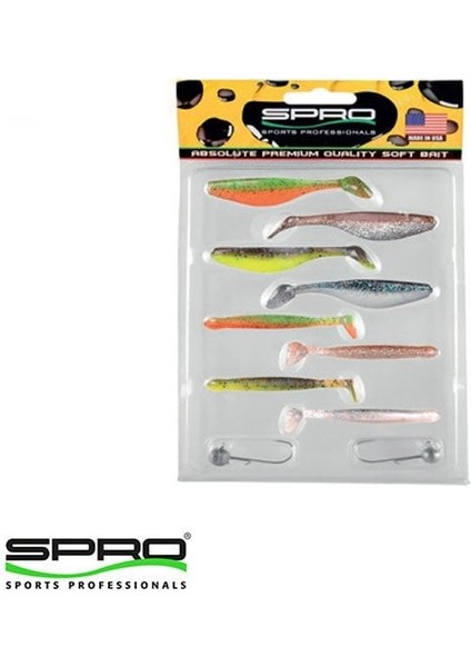 Ready 4 Fish Sil.yem & Jig Head Seti E7-8 1/8
