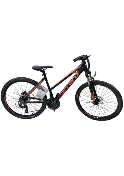 26" Carraro Force 621 430H 21-V Mat Siyah-Mercan-Beyaz R1