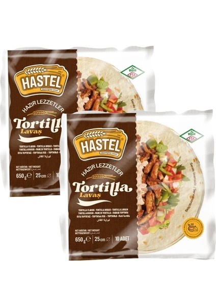 Tortilla Lavaş 10 Adet 650 gr x 2 Paket