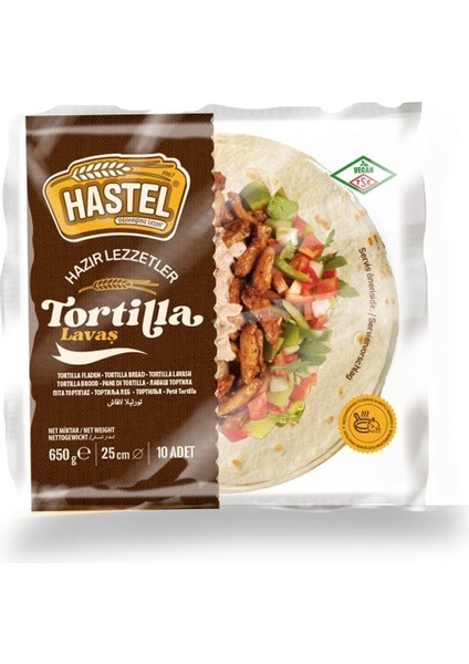 Tortilla Lavaş 10 Adet 650 gr