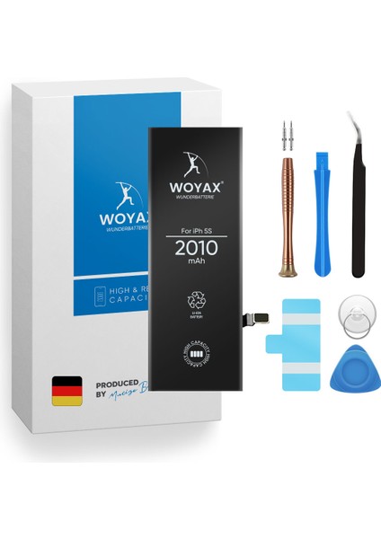 iPhone 5s / iPhone 5c Uyumlu Premium Batarya 2010mAh