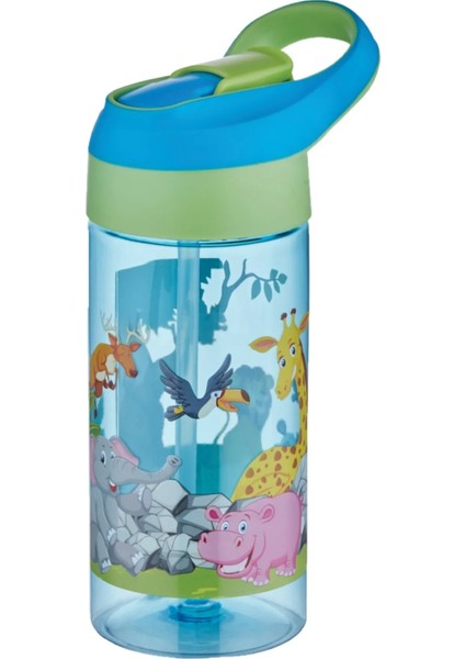 500ML Yeni Koleksiyon Pipetli Tritan Çocuk Su Matarası