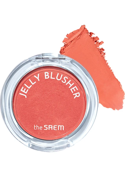 The Saem Jelly Blusher - Jel Allık-OR01 Dazzling Orange