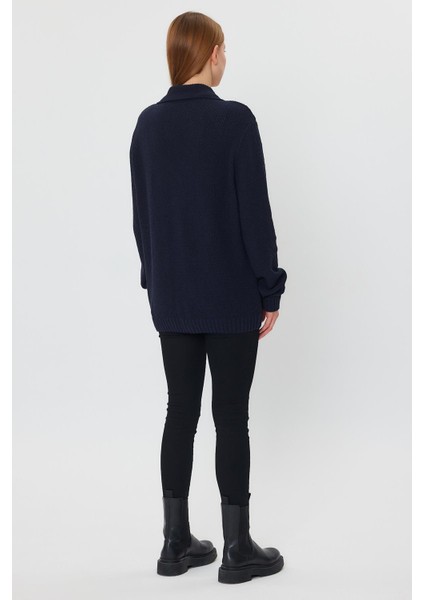 Düğmeli Salaş Triko Ceket (E23-6709-KDN) indirimleri