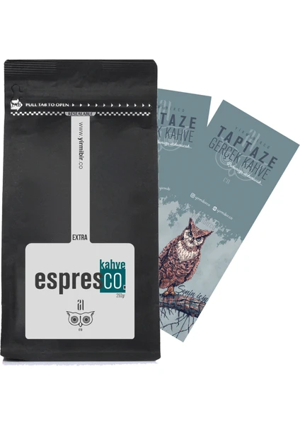 Extra Espresso Kahve Ince Çekim Extra Espresco Öğütülmüş Kahve 250 gr