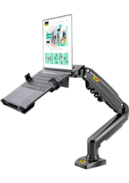 North Bayou NB F80L Amortisörlü 10"-17" Laptop Standı