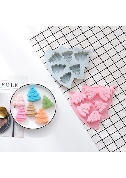 Pembe Tarzı Noel Ağacı Kalıp Silikon Pişirme Aksesuarları Yaratıcı 3D Dıy Çikolatalı Kek Üst Dekorasyon Kalıp Araçları Homekitchen Için (Yurt Dışından) modelleri