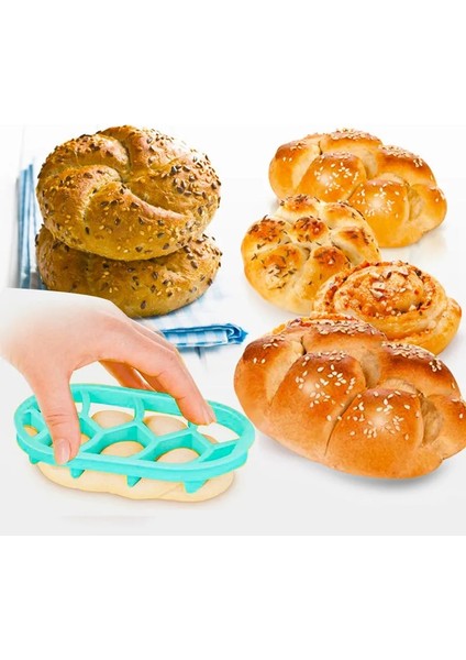Mavi Stil Dairesel Oval Ekmek Kalıpları Fan Şekilli Pasta Kesici Hamur Basın Ekmek Rulo Formu Hamur Kurabiye Kek Pişirme Mutfak Aracı Dropship (Yurt Dışından) modelleri