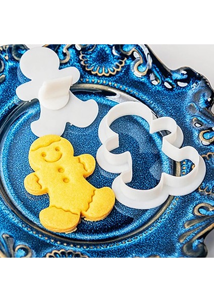 E1769 Stili Merry Christmas Kurabiye Kalıbı Zencefilli Noel Evi Damga Kesici Bisküvi Kalıbı Dıy Fondan Kek Kalıbı Pişirme Dekorasyon Araçları (Yurt Dışından) fiyatları