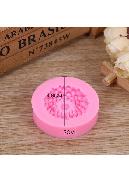 Pembe Tarzı Papatya Silikon Kalıplar Düğün Cupcake Topper Fondan Kek Dekorasyon Araçları Sabun Reçine Kil Şeker Çikolata Gumpaste Kalıpları (Yurt Dışından)