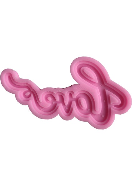 F100 Stili Aşk Mektubu Şekli Silikon Kalıp Dıy Epoksi Reçine Kek Pişirme Dekorasyon Çikolata Kalıp Doğum Günü Pastası Aşk Şekli Silikon Kalıp (Yurt Dışından) fırsatları