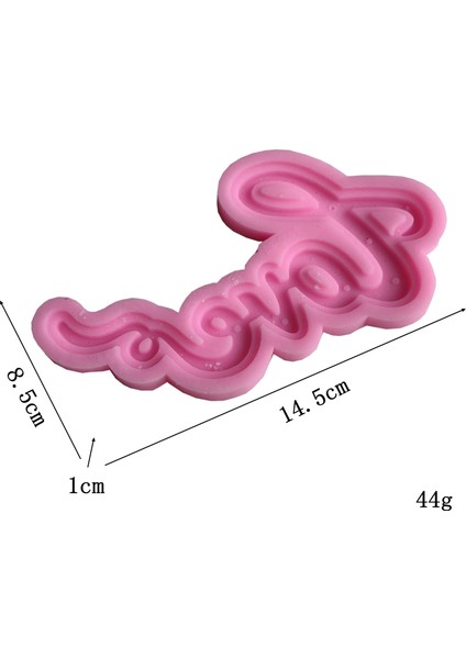 F100 Stili Aşk Mektubu Şekli Silikon Kalıp Dıy Epoksi Reçine Kek Pişirme Dekorasyon Çikolata Kalıp Doğum Günü Pastası Aşk Şekli Silikon Kalıp (Yurt Dışından) indirimleri