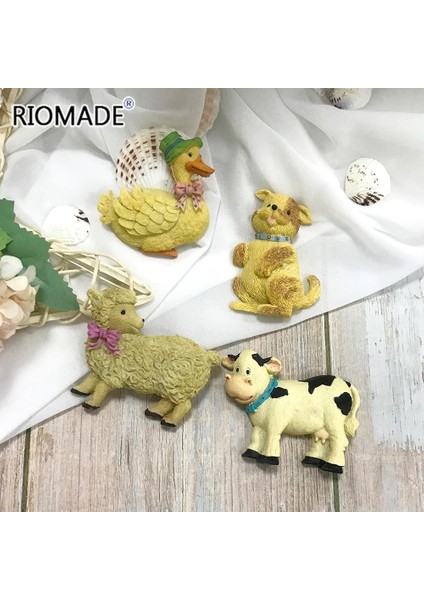 F1215XD Stili Hayvan Silikon Kalıp Ördek Köpek Koyun Süt Inek Modeli Kurabiye Çikolata Pişirme Fondan Kek Araçları Reçine Alçı Craft Kalıp (Yurt Dışından) fırsatları