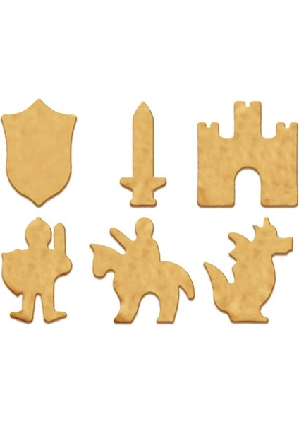H0033D Stili Kalkan, Büyük Kılıç, Kale, Asker, Şövalye, Ateş Ejderhası, 3D Teknolojisi, Pasta Kurabiye Süsleme Fondan Kesici Aletler (Yurt Dışından) fiyatları