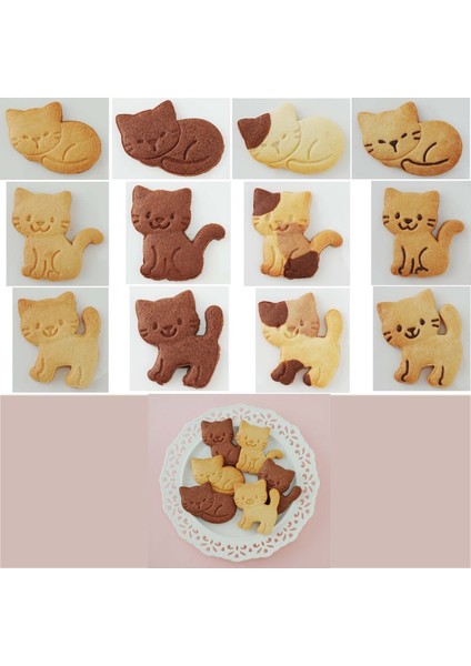 Pembe Tarzı 1 Adet Dıy Yavru Bisküvi Pişirme Kalıp Kedi Karikatür Bisküvi Kurabiye Kabartma Cihazı Doğum Günü Düğün Pastası Yapma Aracı Mutfak Aracı (Yurt Dışından) fırsatları