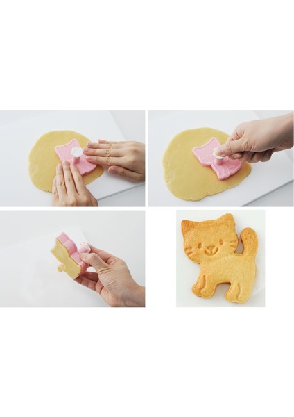 Pembe Tarzı 1 Adet Dıy Yavru Bisküvi Pişirme Kalıp Kedi Karikatür Bisküvi Kurabiye Kabartma Cihazı Doğum Günü Düğün Pastası Yapma Aracı Mutfak Aracı (Yurt Dışından) indirimleri