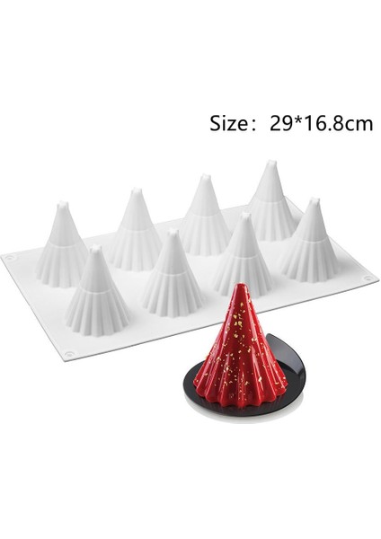 No.5 Tarzı Ristmas Pişirme Kalıpları Silikon Kek Kalıpları Büyük Buche Formu Silikon Fondan Mat Izlenim Dantel Tepsisi Pişirme Tavası Kalıpları (Yurt Dışından)