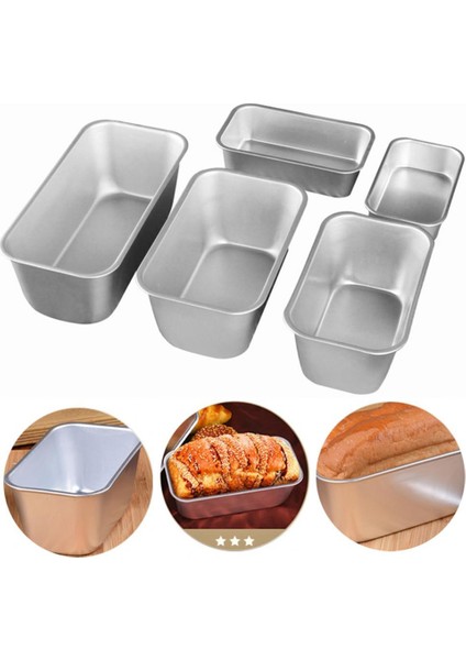 120X70X38MM Stili Bakeware Somun Tava Alüminyum Kar Tost Kutusu Peynir Kutusu Pişirme Kızartma Brownie Dikdörtgen Kek Küçük Tost Ekmeği Kalıbı Kek Kalıbı 2021 (Yurt Dışından)