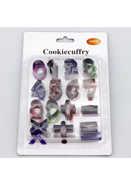 12PC Tarzı Paslanmaz Çelik Numaraları Çerez Kesici Seti Bisküvi Kalıbı Fondan Pasta Ekmek Sandviç Kalıpları Çocuklar Için Çerez Dekorasyon Kalıpları (Yurt Dışından) fırsatları