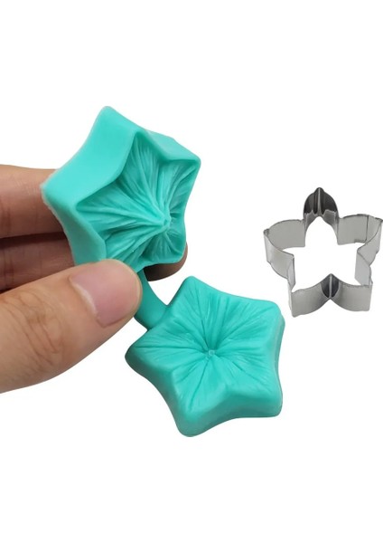 C Stili Çiçek Çiçeği Şeker Sanat Kalıp 4 Stilleri Paslanmaz Çelik Kesici Kek Fondan Kalıp Seti ile Çiçek Petal Veiner Silikon Kalıplar (Yurt Dışından) indirimleri