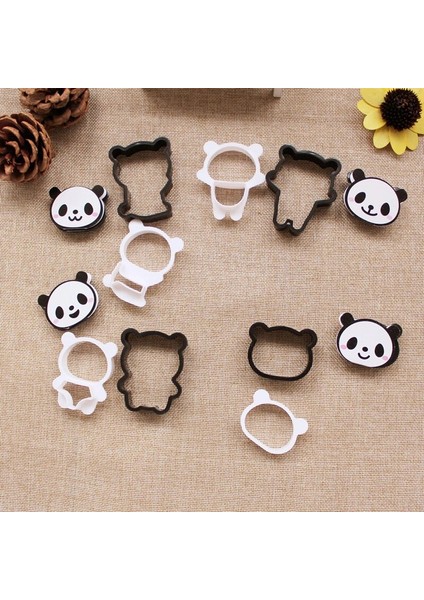 Kurabiye Kesim 3D Panda Plastik Kurabiye Kalıbı Dıy Karikatür Kurabiye Aracı Bisküvi Kek Pirinç Topu Kalıbı Plastik Kavisli Kurabiye Kalıbı (Yurt Dışından) fırsatları