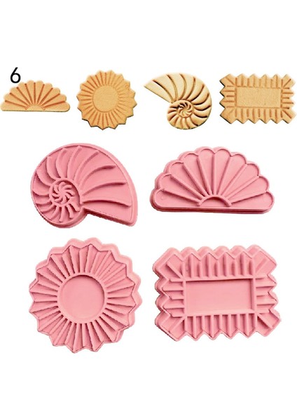 No.6 Tarzı 9 Stylelot Çerez Kesici Bisküvi Şeker Kalıp Pişirme Şekeri Çikolata Fondan Parti Kalıp Cupcake Kek Dekorasyon Araçları (Yurt Dışından)