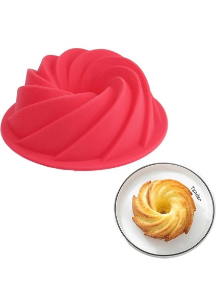 C Stili Licone Kek Kalıpları Dıy Ev Yapımı Pişirme Kalıp Spiral Ekmek Pasta Içi Boş Spiral Kek Kurabiye Pişirme Araçları Mutfak Için (Yurt Dışından)