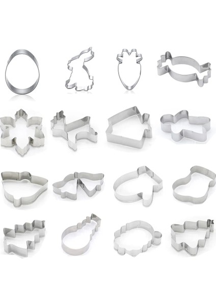 Turp Tarzı 1 Adet Paskalyanoel Paslanmaz Çelik Dıy Bisküvi Kalıbı Eggrabbitradowflakesanta Sugarcraft Şeker Kurabiye Pişirme Aracı (Yurt Dışından) fiyatları