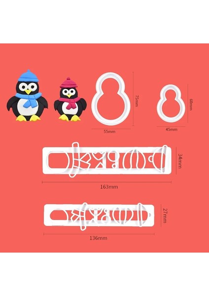 Penguen Tarzı Enguin Baykuş Bisküvi Fudge Sevimli Şeker Çikolata Kurabiye Kek Kalıbı Pasta Fondan Kek Dekorasyon Mutfak Pişirme Araçları (Yurt Dışından)