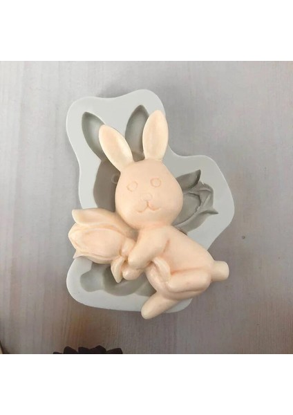 B Tarzı Yeni 3D Paskalya Kurabiye Kalıbı Silikon Bisküvi Kesici Sevimli Tavşan Tavşan Yumurta Kalıbı Paskalya Partisi Çikolata Fondan Kek Pişirme Araçları (Yurt Dışından) fırsatları