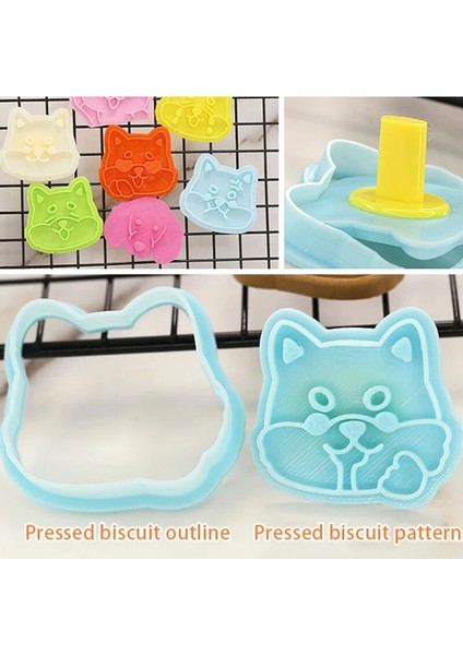 BT2009-YD032-9 Stili Pişirme Için Kalıp Sevimli Karikatür Köpek Bisküvi Kalıbı Kemik Teddy Ev 3D Stereo Presleme Pişirme Aracı Diy Kurabiye Kesici Kurabiye Kalıbı (Yurt Dışından) fırsatları