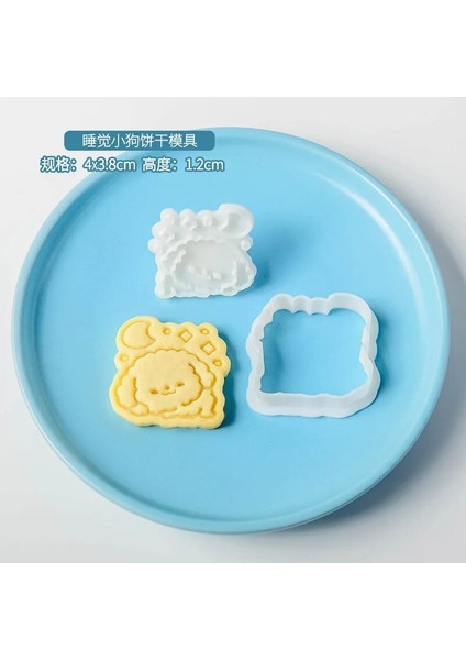 E2136 Stili 3D Karikatür Hayvan Kurabiye Damgası Kalıp Sevimli Mini Köpek Çerez Kesici Kalıpları Sugarcraft Kek Fondan Dekorasyon Araçları Pişirme Kalıbı (Yurt Dışından)
