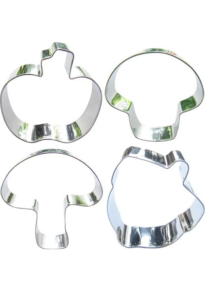 H306 Stili Elma, Muz, Limon, Ananas, Çeşitli Sebzeler Meyve Kurabiye Kesiciler, Pişirme Kalıpları, Pasta Süsleme Fondan Aletleri (Yurt Dışından) fırsatları