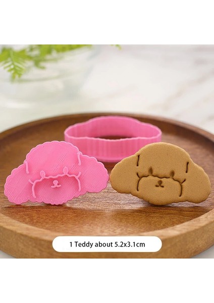 BT2009-YD032-1 Stili Pişirme Için Kalıp Sevimli Karikatür Köpek Bisküvi Kalıbı Kemik Teddy Ev 3D Stereo Presleme Pişirme Aracı Diy Kurabiye Kesici Kurabiye Kalıbı (Yurt Dışından) fiyatları