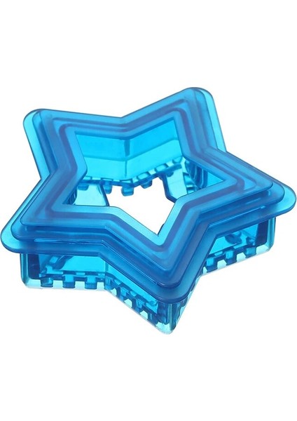 3 Adet Yıldız Şeklinde Stil Çocuklar Için En Iyi Sandviç Kesici ve Mühürleyen Set Öğle Yemeği Kutusu Veya Bento Kutusu Öğle Yemeği Aksesuarları 3'ü 1 Arada Sandviç Şekli Kesici Yap (Yurt Dışından)