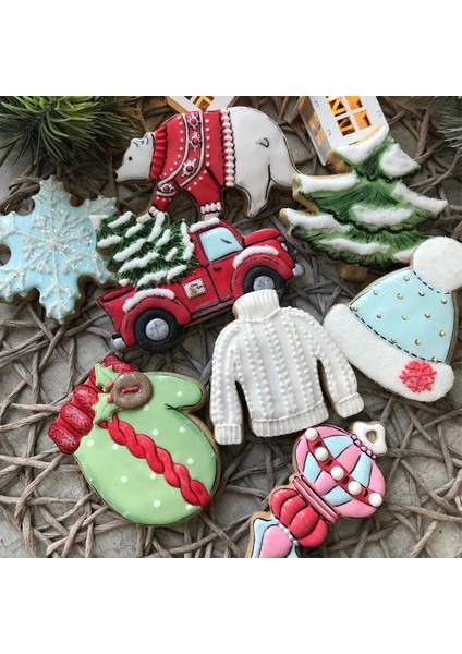 Ren Geyiği Stili Lılıao Noel Kış Çerez Kesici - Paslanmaz Çelik Bisküvi Sandw Ekmek Kalıbı Pişirme Araçları Mutfak Aksesuarları (Yurt Dışından) fırsatları