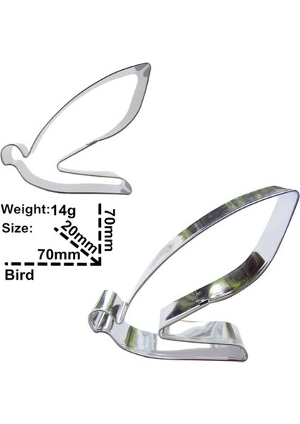 H419 Stili Kuşlar Serisi, Uçan Güvercin, Baykuş, Türkiye, Papağan, Flamingo Sebzeler Meyve Kurabiye Kesici, Pişirme Kalıbı, Pasta Süsleme Fondan Aracı (Yurt Dışından)