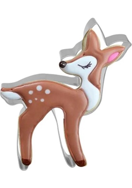 Açık Yeşil Tarzı Elk Geyik Şekli Noel Kurabiye Kesici Fondan Damga Kek Kabartma Kurabiye Kalıbı Sugarcraft Noel Pişirme Pasta Kurabiye Kesici (Yurt Dışından) fırsatları