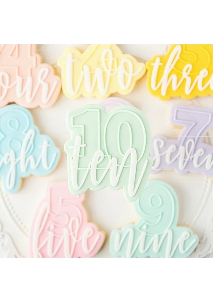 PC0136-ÜÇ Stil Akrilik Kabartmalı Kalıp Mutlu Doğum Günü Yıldönümü Fondan Şeker El Sanatları Kurabiye Kabartma Kesici Kek Dekorasyon Aracı (Yurt Dışından) fırsatları