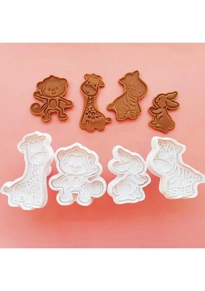 Hayvan B Stili Et Hayvan Çiçek Plastik Dekoratif Bisküvi Kalıbı Dıy Mutfak Kek Dekorasyon Araçları Çerez Kesici Damga Fondan Embosser (Yurt Dışından) fiyatları