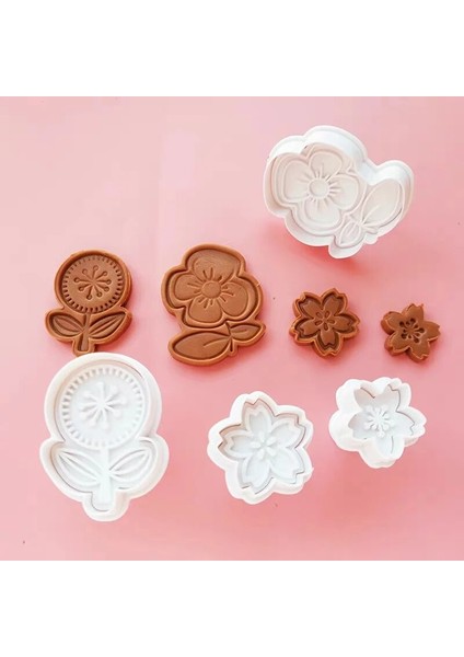 Hayvan B Stili Et Hayvan Çiçek Plastik Dekoratif Bisküvi Kalıbı Dıy Mutfak Kek Dekorasyon Araçları Çerez Kesici Damga Fondan Embosser (Yurt Dışından) modelleri