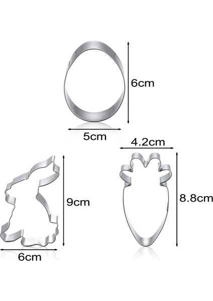 Eldiven Stili 1 Adet Paskalyanoel Paslanmaz Çelik Dıy Bisküvi Kalıbı Eggrabbitradowflakesanta Sugarcraft Şeker Kurabiye Pişirme Aracı (Yurt Dışından) fırsatları